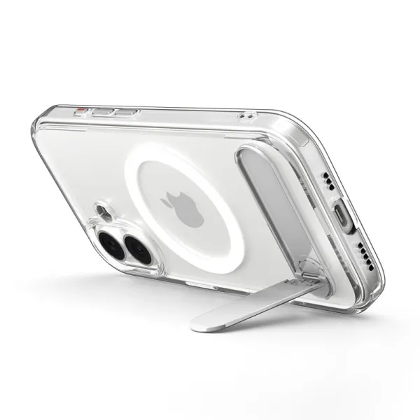 Spigen Ultra Hybrid S Mag MagSafe - Case for iPhone 17 (Clear/White)  