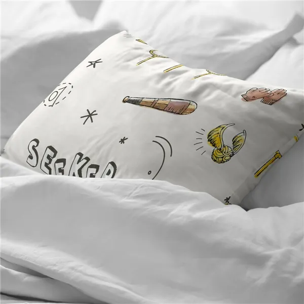 Pillowcase Harry Potter Quidditch Child Multicolour 175 Threads 45 x 125 cm