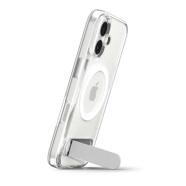 Spigen Ultra Hybrid S Mag MagSafe - Case for iPhone 17 (Clear/White)  