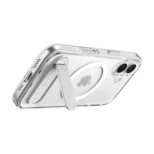 Spigen Ultra Hybrid S Mag MagSafe - Case for iPhone 17 (Clear/White)  