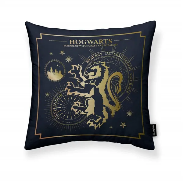 Cushion cover Harry Potter Multicolour Navy Blue 45 x 45 cm