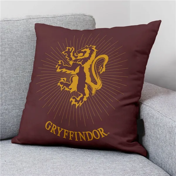 Cushion cover Harry Potter Gryffindor Sparkle Multicolour Burgundy 50 x 50 cm