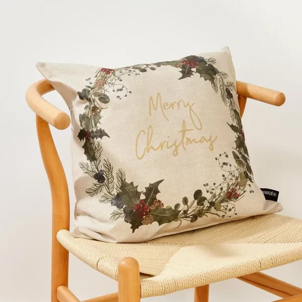 Cushion cover Belum Mistletoe Multicolour 50 x 50 cm