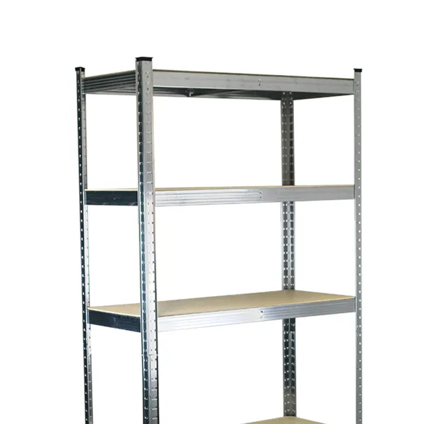 Plaukti Ferrestock 875 Kg 90 x 40 x 180 cm Pelēks Koks Cinkots tērauds Koks MDF 5 Planken