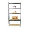 Plaukti Ferrestock 875 Kg 90 x 40 x 180 cm Pelēks Koks Cinkots tērauds Koks MDF 5 Planken