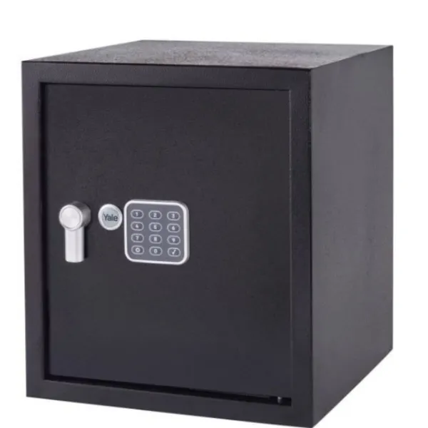 Kassakaappi elektronisella lukolla Yale Musta 40 L 39 x 35 x 36 cm Ruostumaton teräs