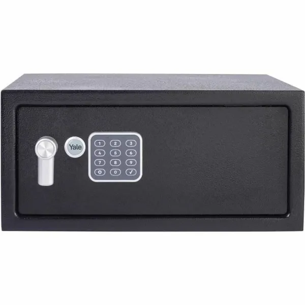 Seifs ar elektronisko slēdzeni Yale Melns 24 L 20 x 43 x 35 cm Nerūsējošais tērauds
