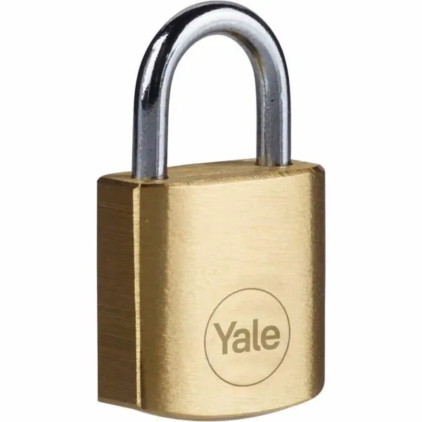 Avainriippulukko Yale Teräs Suorakulmainen Kullattu (4 osaa)