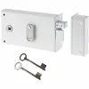 Накладной замок Yale YAH37D  19 x 5 x 14 cm 19,5 x 7 x 14 cm Белый Сталь Дверцы