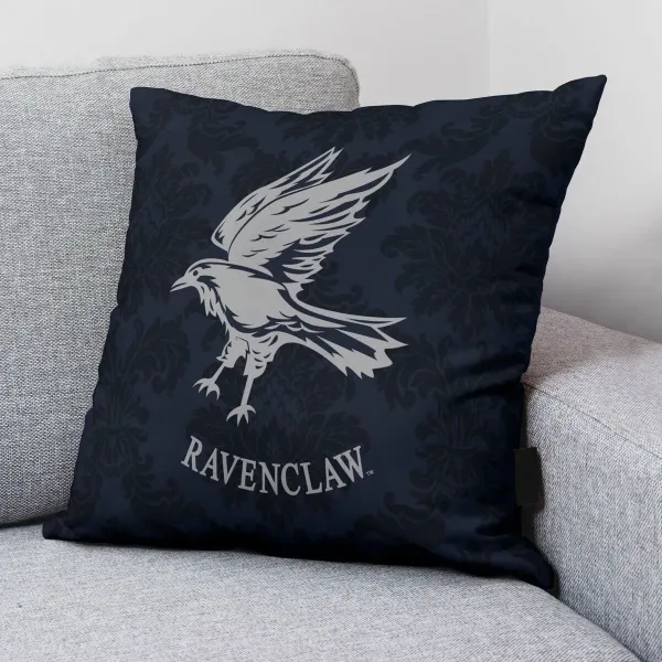 Cushion cover Harry Potter Ravenclaw Black Multicolour Dark blue 50 x 50 cm