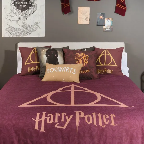 Nordic cover Harry Potter Deathly Hallows Multicolour 175 Threads 220 x 220 cm Double