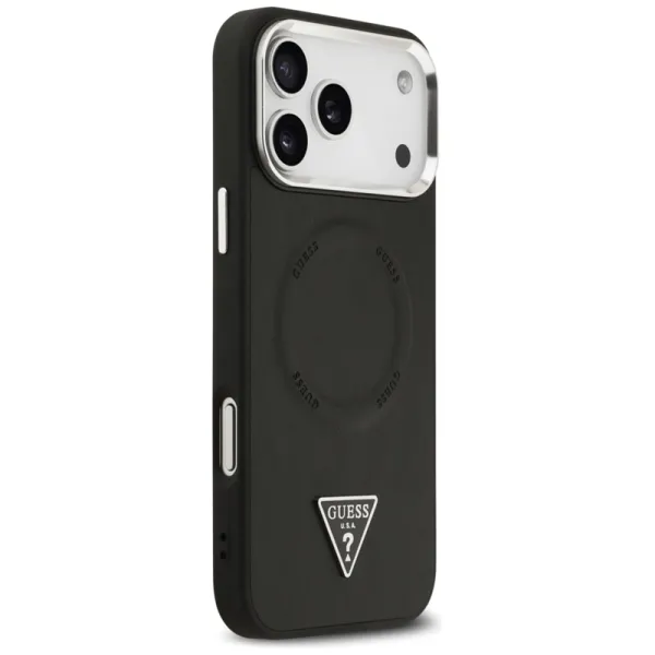 Guess Triangle Logo MagSafe - Case iPhone 17 Pro Max (Black)