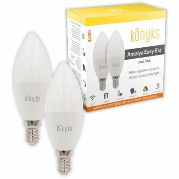 LED lemputė (žvakė) Konyks e14 Balta