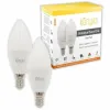 Sveces LED Spuldze Konyks e14 Balts