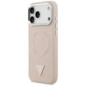Guess Triangle Logo MagSafe - Case iPhone 17 Pro (Pink)
