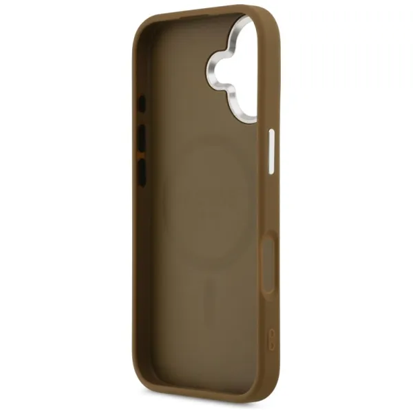 Guess Triangle Logo MagSafe - Case iPhone 17 (Brown)