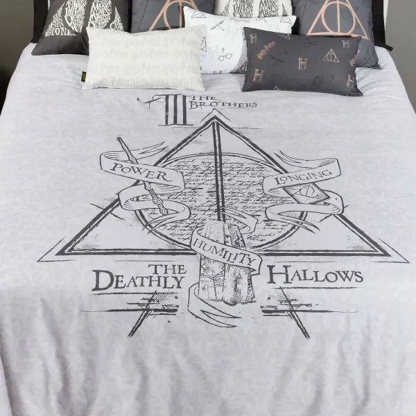 Nordic cover Harry Potter Deathly Hallows Legend Multicolour 175 Threads 140 x 200 cm Single