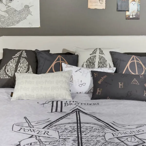 Nordic cover Harry Potter Deathly Hallows Legend Multicolour 175 Threads 140 x 200 cm Single