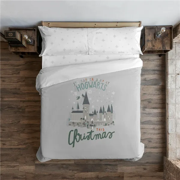 Nordic cover Harry Potter Hogwarts in Christmas Multicolour 175 Threads 140 x 200 cm Single