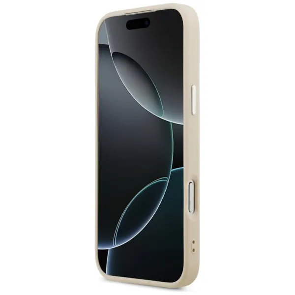 Guess Triangle Logo MagSafe - Case iPhone 17 Pro Max (Beige)