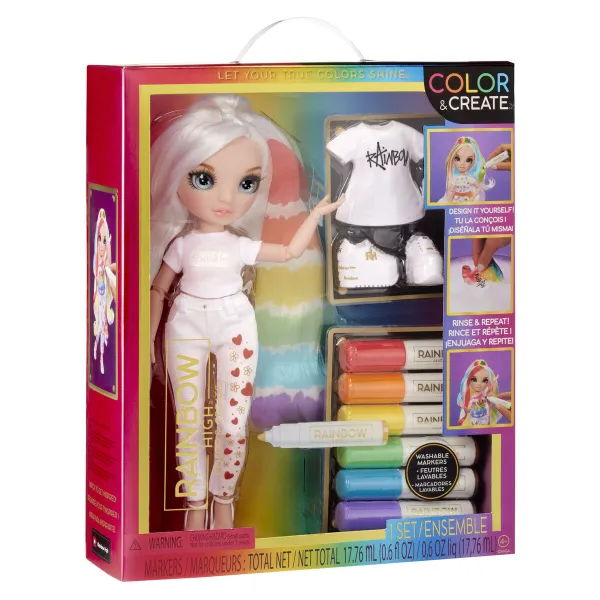 Nukke Rainbow High Color & Create 22 cm