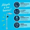 Dušikolonn Grohe Vitalio Comfort 250 ABS