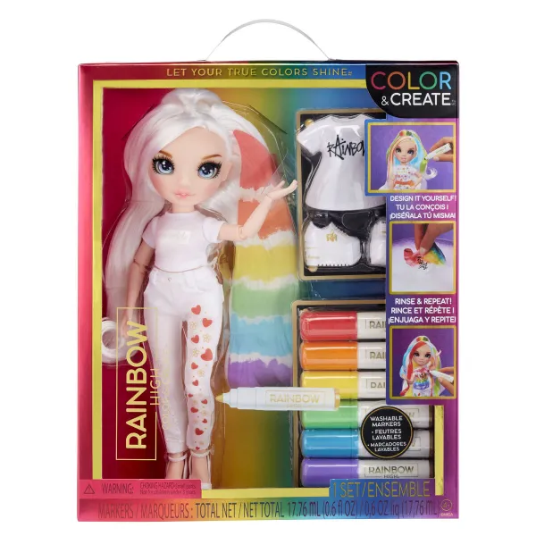 Nukke Rainbow High Color & Create 22 cm