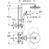 Dušikolonn Grohe Vitalio Start System 250 ABS 22 mm 25 cm