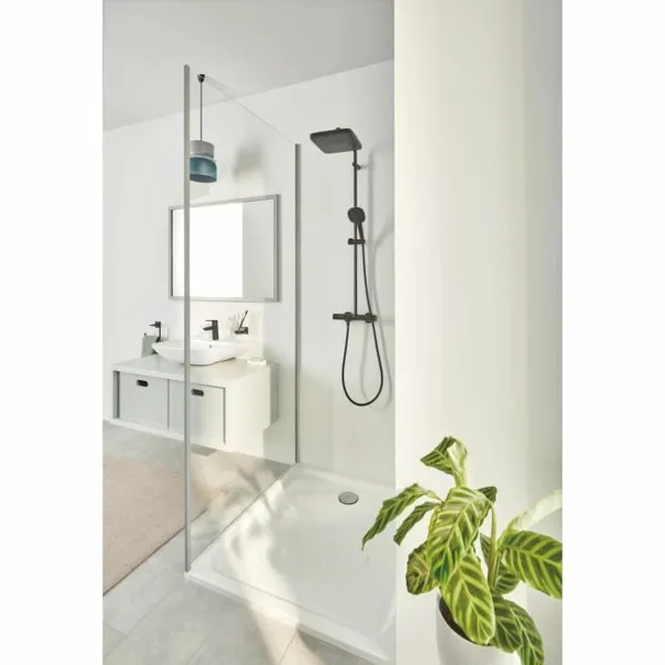 Dušas kolonna Grohe Vitalio Comfort Melns ABS 11 X 114 X 37 CM