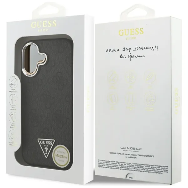 Guess 4G Triangle Logo MagSafe - Case iPhone 17 (black)