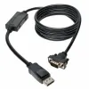 DisplayPort - VGA adapteri Eaton 1,8 m Musta