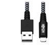USB-Lightning Kaabel Eaton M100-006-HD Must 1,8 m