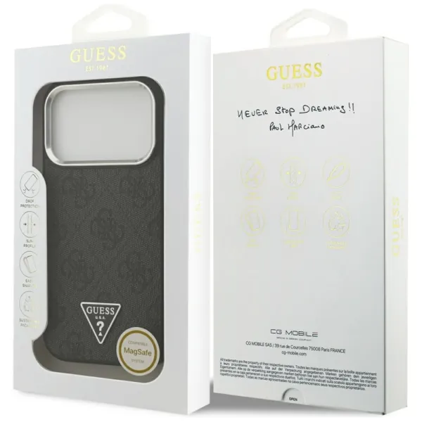 Guess 4G Triangle Logo MagSafe - Case iPhone 17 Pro (black)