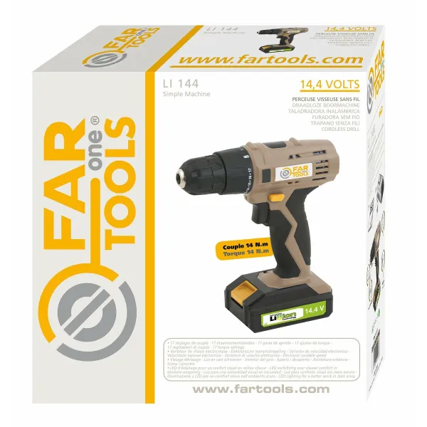 Elektriskais skrūvgriezis Fartools ONE Cordless Drill LI 144