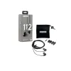Headphones with Microphone Shure SE112-GR Black Grey