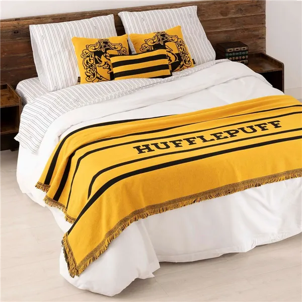 Blanket Harry Potter Hufflepuff House Multicolour 230 x 2 x 260 cm