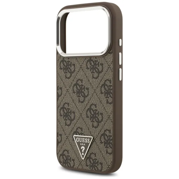 Guess 4G Triangle Logo MagSafe - Case iPhone 17 Pro (brown)