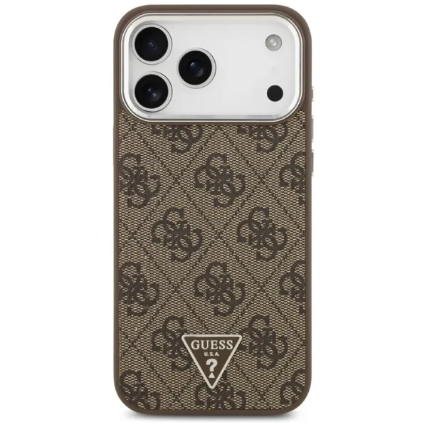 Guess 4G Triangle Logo MagSafe - Case iPhone 17 Pro Max (brown)