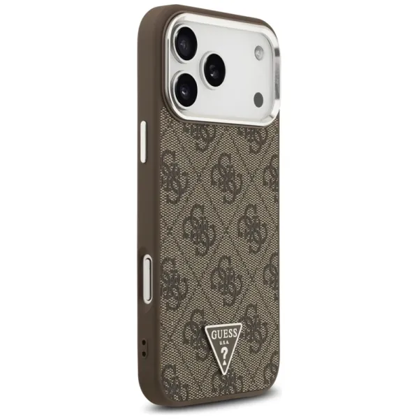 Guess 4G Triangle Logo MagSafe - Case iPhone 17 Pro Max (brown)
