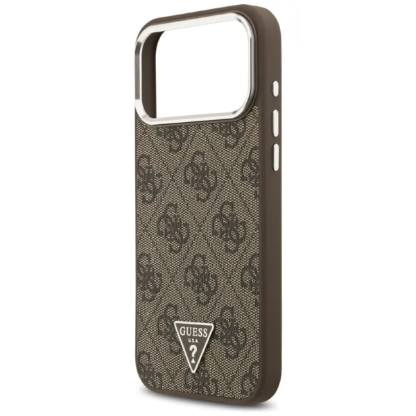 Guess 4G Triangle Logo MagSafe - Case iPhone 17 Pro Max (brown)