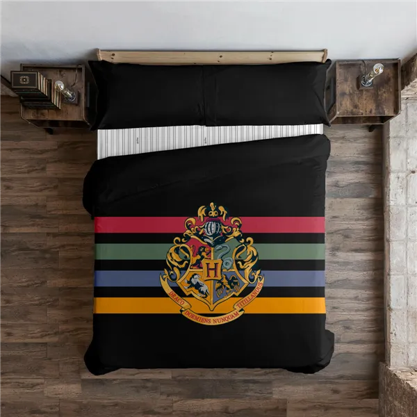 Nordic cover Harry Potter Hogwarts Multicolour 175 Threads 200 x 200 cm Small double