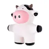 Dog toy Hilton Cow White Black Latex