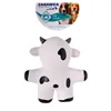 Dog toy Hilton Cow White Black Latex