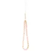 Guess IML Flowers Electro Pearl Strap MagSafe - Case iPhone 17 (pink)