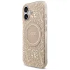 Guess IML Flowers Electro Pearl Strap MagSafe - Case iPhone 17 (pink)