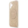 Guess IML Flowers Electro Pearl Strap MagSafe - Case iPhone 17 (pink)