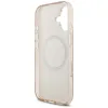Guess IML Flowers Electro Pearl Strap MagSafe - Case iPhone 17 (pink)