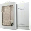 Guess IML Flowers Electro Pearl Strap MagSafe - Case iPhone 17 (pink)