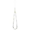 Guess IML Flowers Electro Pearl Strap MagSafe - Case iPhone 17 (white)