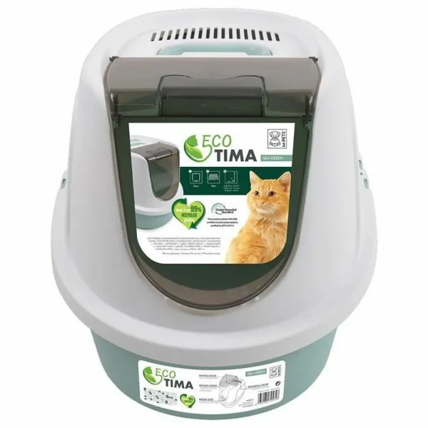 Kissan hiekkalaatikko MPETS Vihreä Kierrätetty muovi